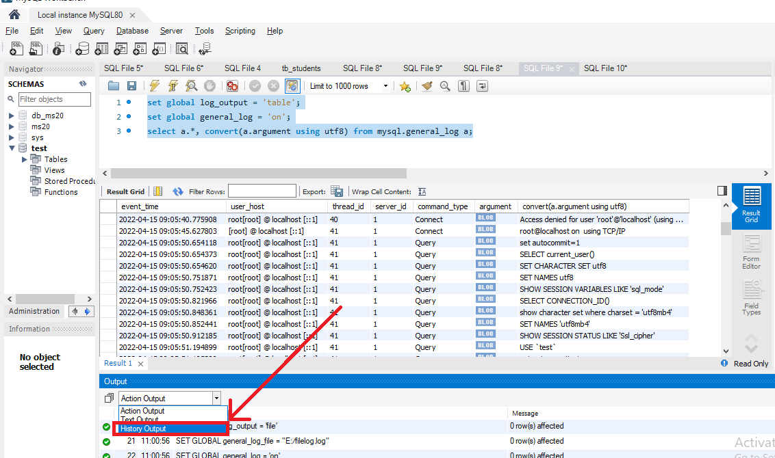 get-command-history-in-mysql-delft-stack